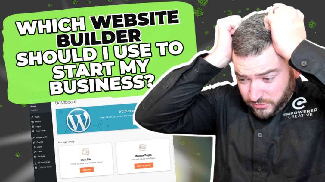 What website builder should I use to start my business?